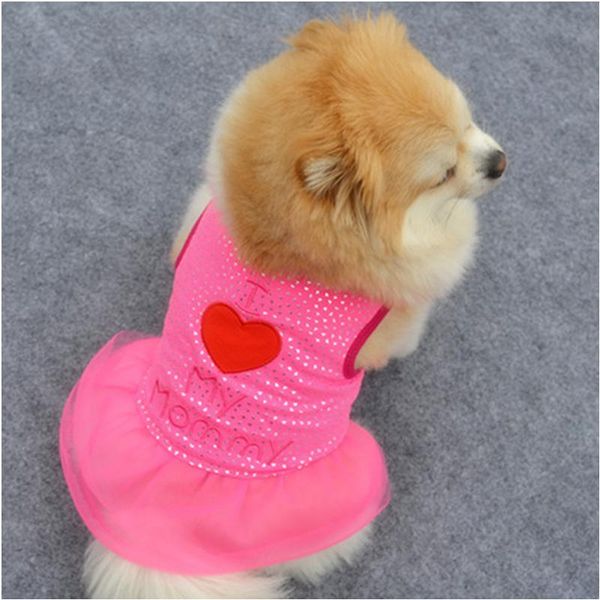 dog apparel 100% cotton summer dress cute polka dot ribbon clothes i love my mommy embroidered pattern girl pet party skirt cf30
dog apparel 100% cotton summer dress cute polka dot ribbon clothes i love my mommy embroidered pattern girl pet party skirt cf30