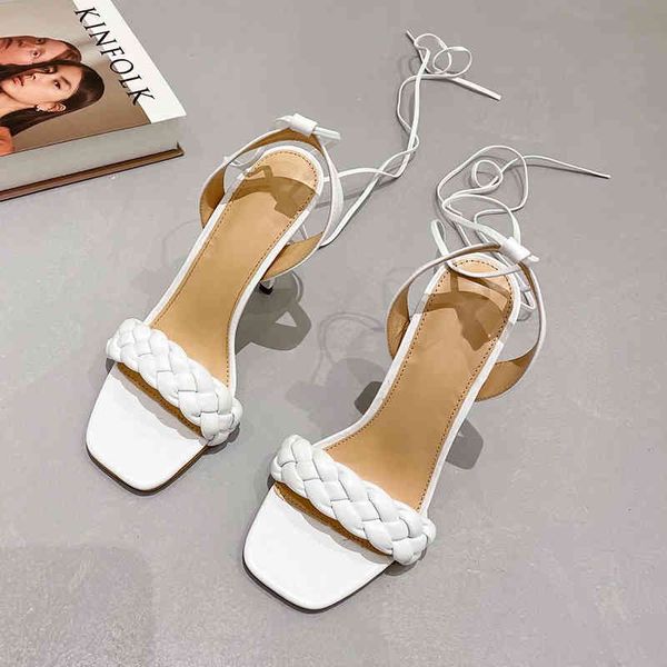 slippers 2021 summer fashion weave sandals women thin high heels cross-strap ladies open toe shoes big size 35-42 doyv, Black
slippers 2021 summer fashion weave sandals women thin high heels cross-strap ladies open toe shoes big size 35-42 doyv, Black