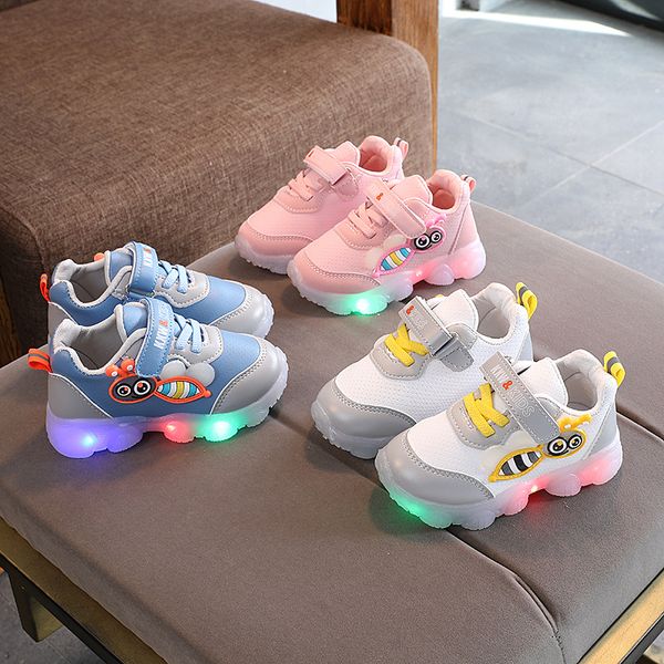 New Boys Luminous Childrens Shoes Infant Toddler Baby Girls Light LED Luminous Sport Running Kids Shoes Sneakers CS21, 02
New Boys Luminous Childrens Shoes Infant Toddler Baby Girls Light LED Luminous Sport Running Kids Shoes Sneakers CS21, 02