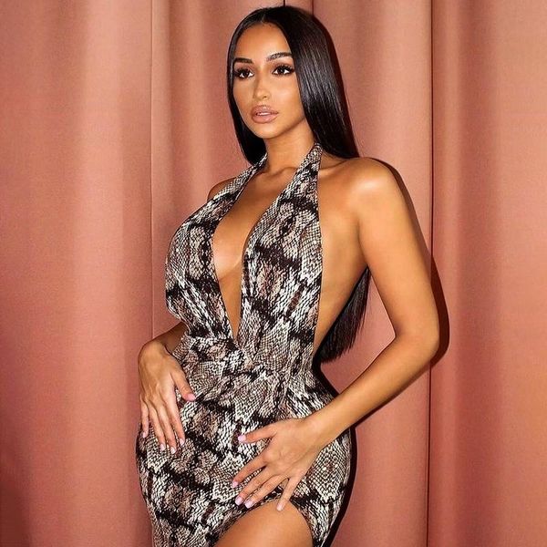 casual dresses wsevypo backless snakeskin printing maxi dress women deep v-neck halter high split party club summer long, Black;gray
casual dresses wsevypo backless snakeskin printing maxi dress women deep v-neck halter high split party club summer long, Black;gray