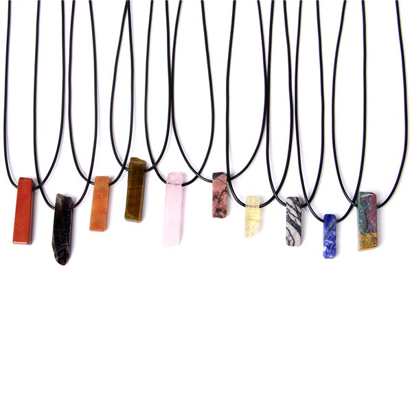 natural raw minerals lucky reiki healing crystal quartz stone necklace jewelry pendulum natural tigereye lazuli citrin necklace, Silver
natural raw minerals lucky reiki healing crystal quartz stone necklace jewelry pendulum natural tigereye lazuli citrin necklace, Silver