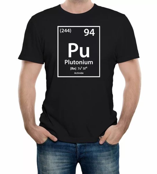 mens plutonium element periodic table t-shirt chemistry science nuclear, White;black
mens plutonium element periodic table t-shirt chemistry science nuclear, White;black