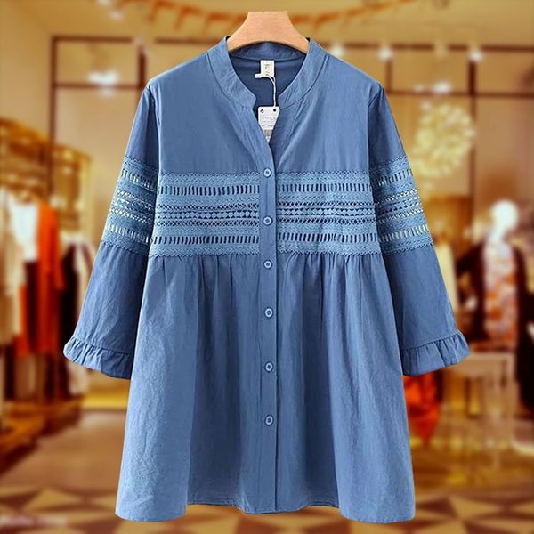dress 2021 arrival of summer girl style korean three-quarters mango with neckline v hollow blouse design cotton linen shirts casual w77, Black;gray
dress 2021 arrival of summer girl style korean three-quarters mango with neckline v hollow blouse design cotton linen shirts casual w77, Black;gray