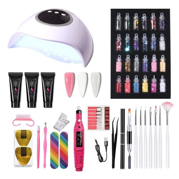 nail set 54w uv 18led lamp dryer with gel polish kit beginner decorative manicure electric drill for tools art kits
nail set 54w uv 18led lamp dryer with gel polish kit beginner decorative manicure electric drill for tools art kits