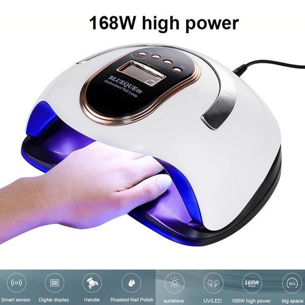 nail dryers 168w led uv polish dryer lamp gel acrylic light spa professional kit use or household nails tool
nail dryers 168w led uv polish dryer lamp gel acrylic light spa professional kit use or household nails tool
