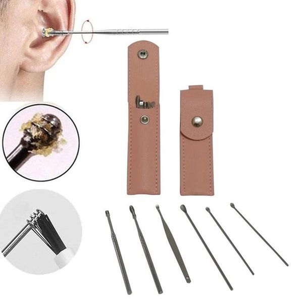 electric nose & ear trimmers 6pcs pick stainless steelearwax removal tool earpick cleaner spring spiral spoon wax cleaning care health clean 
electric nose & ear trimmers 6pcs pick stainless steelearwax removal tool earpick cleaner spring spiral spoon wax cleaning care health clean