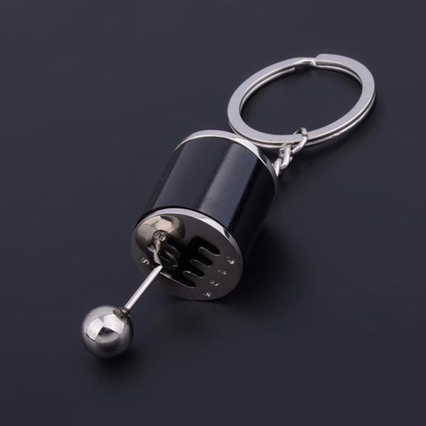 keychains car keychain shift lever knob black metal non-shedding key ring 6-speed gearbox fingertip mini, Silver
keychains car keychain shift lever knob black metal non-shedding key ring 6-speed gearbox fingertip mini, Silver