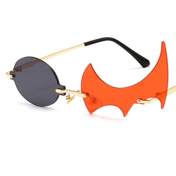 sunglasses unique rimless women men irregular gold uv400 sun glasses fashion personalized fancy shades eyewear outdoor 2021, White;black
sunglasses unique rimless women men irregular gold uv400 sun glasses fashion personalized fancy shades eyewear outdoor 2021, White;black