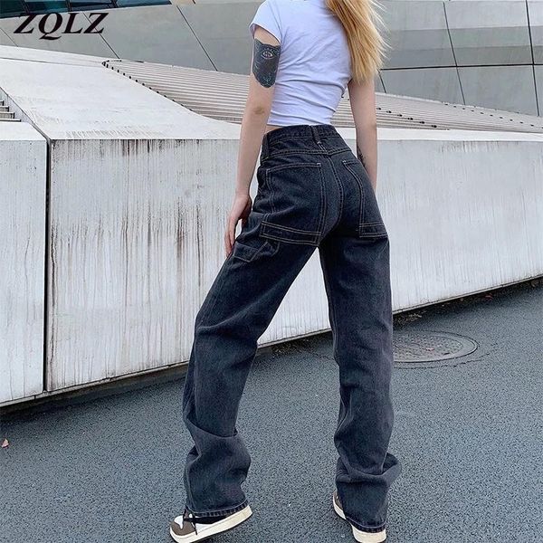 korean vintage jeans women 2021 loose casual high waist pants girls streetwear spring autumn trousers female women's, Blue
korean vintage jeans women 2021 loose casual high waist pants girls streetwear spring autumn trousers female women's, Blue
