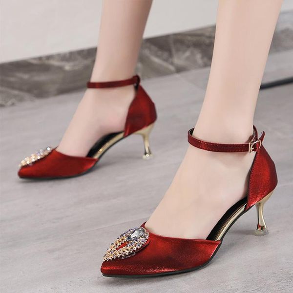 dress shoes summer women sandals pointed toe crystal buckle ankle strap ladies thin low heels woman fashion female party 2021 comfort, Black
dress shoes summer women sandals pointed toe crystal buckle ankle strap ladies thin low heels woman fashion female party 2021 comfort, Black