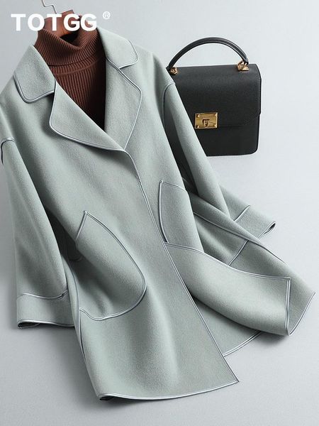 women's wool & blends double sided cashmere coat women's 2021 autumn and winter medium long short high-end woolen, Black
women's wool & blends double sided cashmere coat women's 2021 autumn and winter medium long short high-end woolen, Black