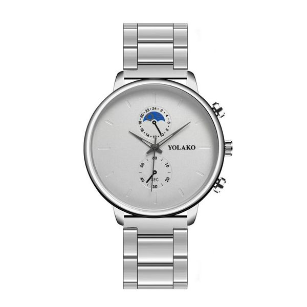 wristwatches yolako brand dress watch men alloy 3 eyes fashion casual quartz relogio masculino gift men's clock montre homme, Slivery;brown
wristwatches yolako brand dress watch men alloy 3 eyes fashion casual quartz relogio masculino gift men's clock montre homme, Slivery;brown