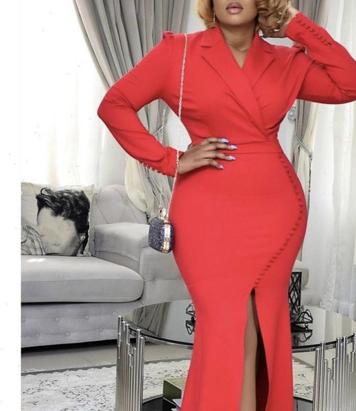 women dress party long red sleeve high slit package hip elegant office wear slim african female event classy occasion robes, Black;gray
women dress party long red sleeve high slit package hip elegant office wear slim african female event classy occasion robes, Black;gray