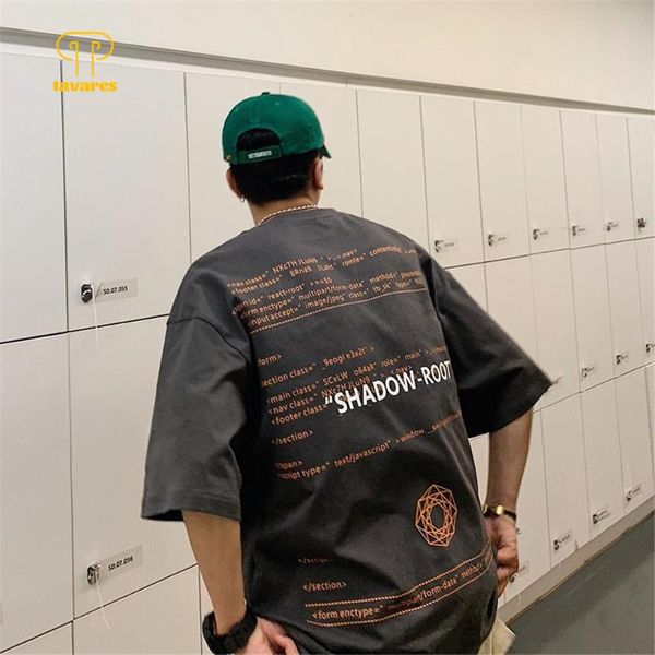 men's t-shirts tavares men short sleeve harajuku ins summer round neck casual cotton t-shirt breathable loose blue clothes, White;black
men's t-shirts tavares men short sleeve harajuku ins summer round neck casual cotton t-shirt breathable loose blue clothes, White;black