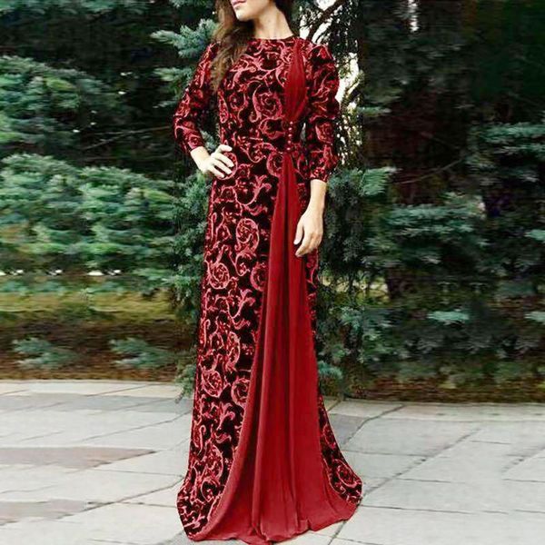 casual dresses women vintage floral print dress female muslim islamic 2021 autumn fashion streetwear elegant party vestido #4, Black;gray
casual dresses women vintage floral print dress female muslim islamic 2021 autumn fashion streetwear elegant party vestido #4, Black;gray