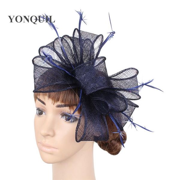 stingy brim hats navy feather flower fascinators for party bridal hair accessories gril cocktail or multiple colors myq117, Blue;gray
stingy brim hats navy feather flower fascinators for party bridal hair accessories gril cocktail or multiple colors myq117, Blue;gray