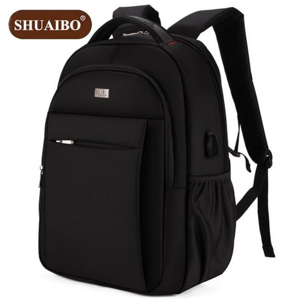 backpack shuaibo men's 15 inch notebook computer bags student school bag oxford fashion business men travel d137
backpack shuaibo men's 15 inch notebook computer bags student school bag oxford fashion business men travel d137