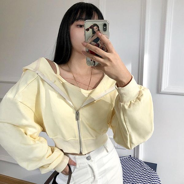 women's casual coat fashion sports hoodie zipper sweatshirt solid color loose short jacket for ladies running fitness jackets, Black;brown
women's casual coat fashion sports hoodie zipper sweatshirt solid color loose short jacket for ladies running fitness jackets, Black;brown