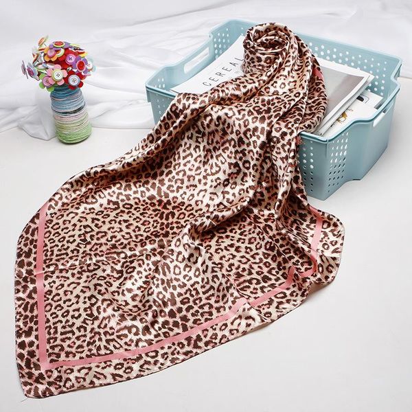 scarves silk scarf women 2021 spring imitation small square satin printing professional wild leopard shawl hijab, Blue;gray
scarves silk scarf women 2021 spring imitation small square satin printing professional wild leopard shawl hijab, Blue;gray
