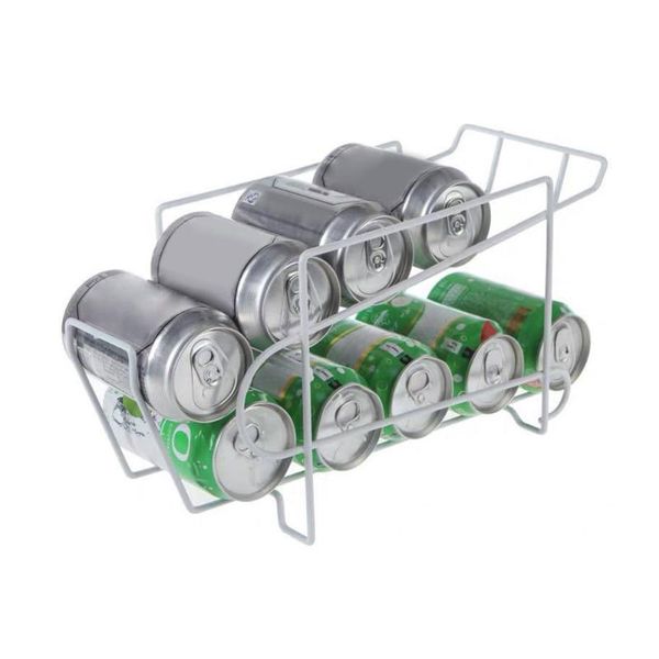 hooks & rails 2-tier refrigerator, kitchen storage rack, beverage can soda can, coke tool rack
hooks & rails 2-tier refrigerator, kitchen storage rack, beverage can soda can, coke tool rack