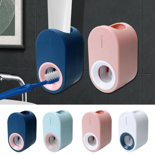 toothbrush holders automatic toothpaste dispenser squeezer holder dust-proof storage rack wall mounted bathroom accessories
toothbrush holders automatic toothpaste dispenser squeezer holder dust-proof storage rack wall mounted bathroom accessories