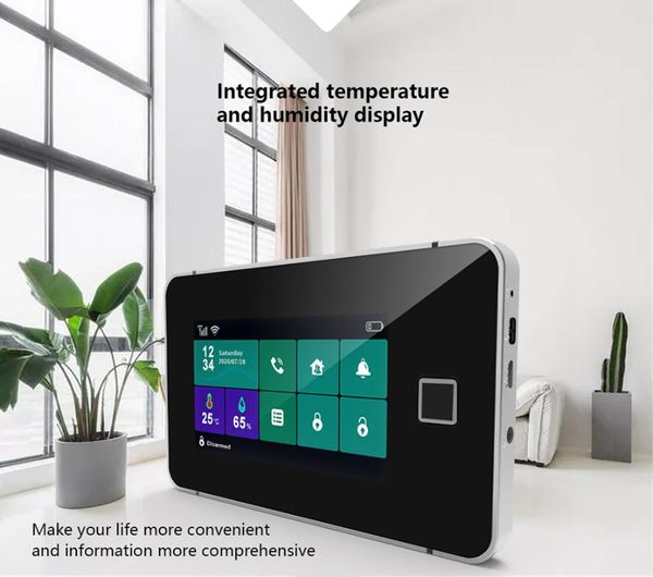 alarm systems tuya security system fingerprint arming temperature and humidity display smart home burglar
alarm systems tuya security system fingerprint arming temperature and humidity display smart home burglar
