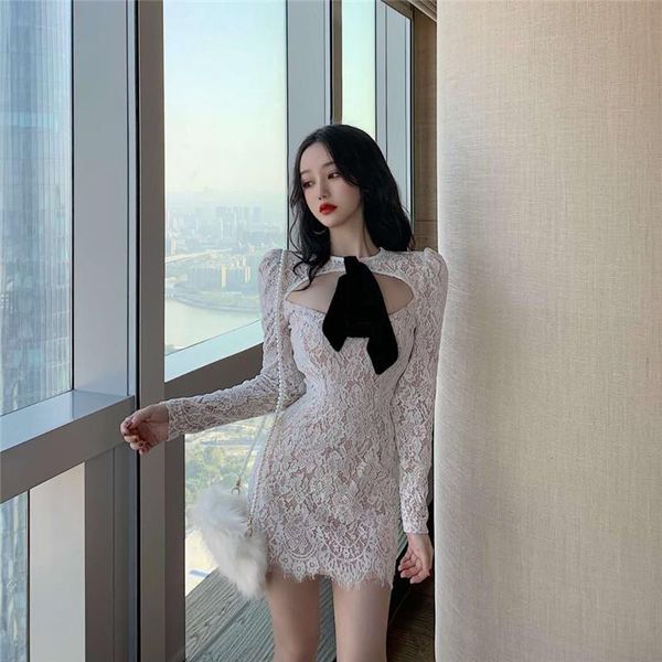 ladies lace dress 2021 summer bowtie slim hollow out bodycon mini fashion elegant cocktail party white casual dresses, Black;gray
ladies lace dress 2021 summer bowtie slim hollow out bodycon mini fashion elegant cocktail party white casual dresses, Black;gray