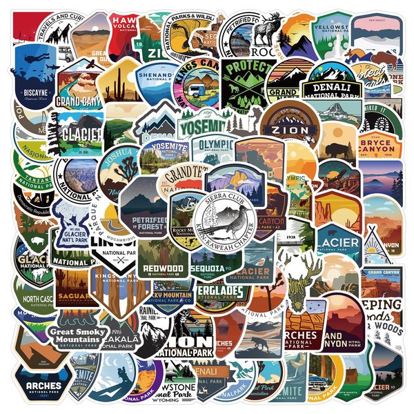 100 pcs mixed national park graffiti skateboard stickers for car lappad bicycle motorcycle ps4 phone luggage decal pvc guitar fridge
100 pcs mixed national park graffiti skateboard stickers for car lappad bicycle motorcycle ps4 phone luggage decal pvc guitar fridge