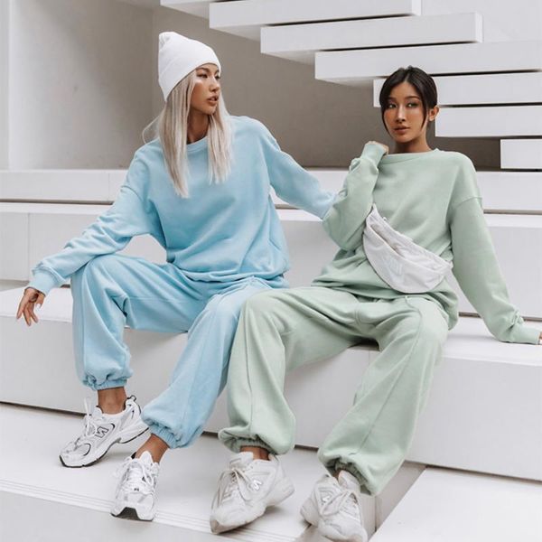 women's two piece pants female sporting suit streetwear autumn winter tracksuit pullover sweatshirts jogger harem 2 set tracksuits, White
women's two piece pants female sporting suit streetwear autumn winter tracksuit pullover sweatshirts jogger harem 2 set tracksuits, White