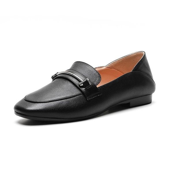 dress shoes recreational leather in the spring of 2021 driving light mouth single women 40 and 42, Black
dress shoes recreational leather in the spring of 2021 driving light mouth single women 40 and 42, Black
