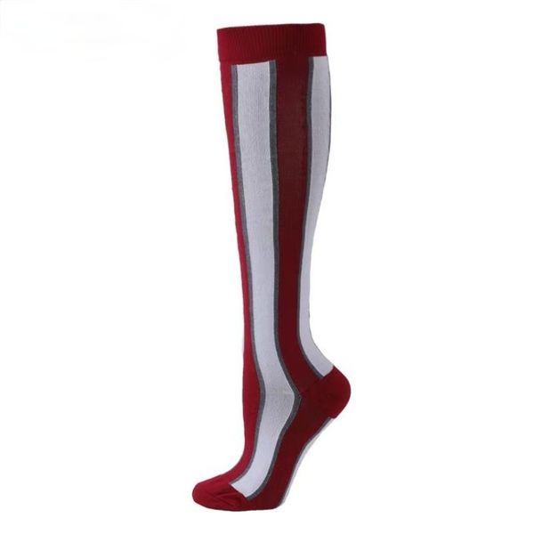 sports socks men's runningcompression stocking solid stripe cycling wear resistant breathable compression stockings varicose veins, Black 
sports socks men's runningcompression stocking solid stripe cycling wear resistant breathable compression stockings varicose veins, Black