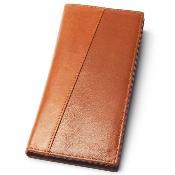 wallets men brown stitching style 100% genuine leather long wallet men's travel hand purse for, Red;black
wallets men brown stitching style 100% genuine leather long wallet men's travel hand purse for, Red;black