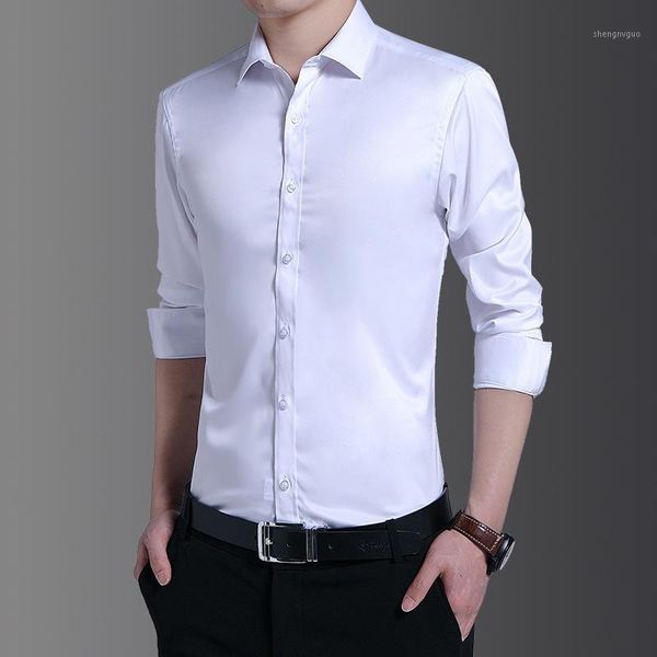 men's dress shirts 2021 summer thin shirt slim young man simple fashion long sleeve wear, White;black
men's dress shirts 2021 summer thin shirt slim young man simple fashion long sleeve wear, White;black