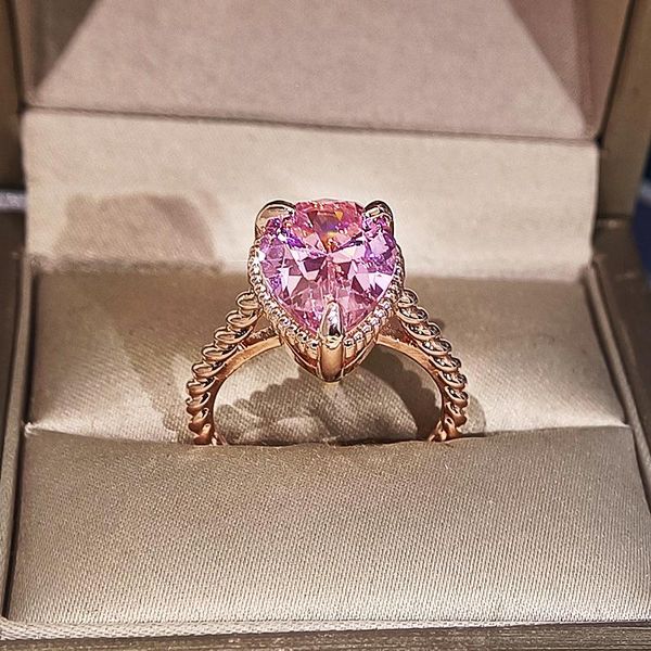 cluster rings pink for women s925 silver water drop cubic zirconia rose gold ring bridal wedding engagement fine jewelry kyra01319, Golden;silver
cluster rings pink for women s925 silver water drop cubic zirconia rose gold ring bridal wedding engagement fine jewelry kyra01319, Golden;silver