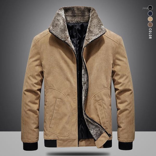 men's jackets winter mens corduroy jacket men parkas coat fur collar thicken warm streetwear casual oversized man brand clothing as0018, Black;brown
men's jackets winter mens corduroy jacket men parkas coat fur collar thicken warm streetwear casual oversized man brand clothing as0018, Black;brown