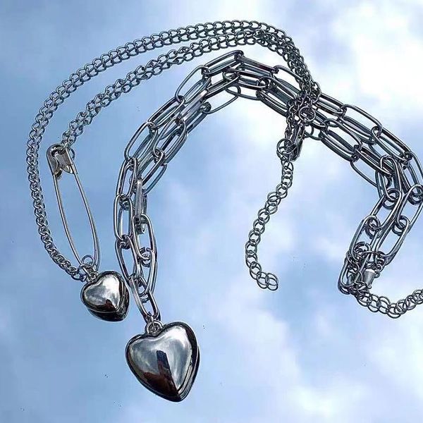 pendant necklaces 90s aesthetic metal pin peach heart necklace for women y2k jewelry punk ins couple egirl fashion friends gifts, Silver
pendant necklaces 90s aesthetic metal pin peach heart necklace for women y2k jewelry punk ins couple egirl fashion friends gifts, Silver