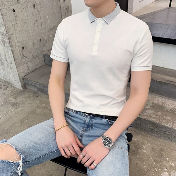 men's polos summer solid men of fashion make short male polo shirt turn down collar fine casual fit for homme 3xl-m filu, White;black
men's polos summer solid men of fashion make short male polo shirt turn down collar fine casual fit for homme 3xl-m filu, White;black