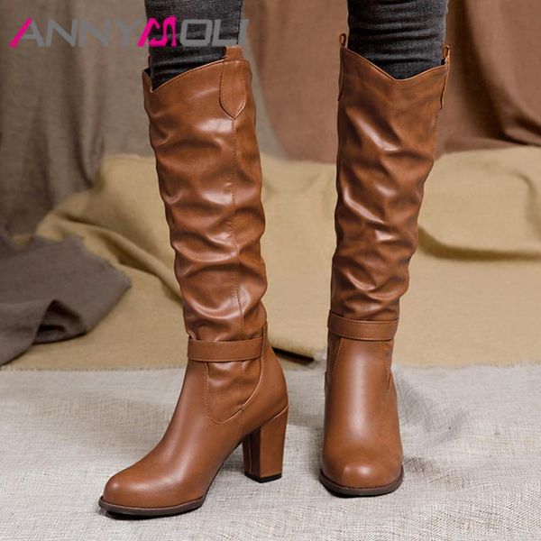 boots annymoli knee high woman heel western pleated block long buckle female shoes autumn winter black 46
boots annymoli knee high woman heel western pleated block long buckle female shoes autumn winter black 46