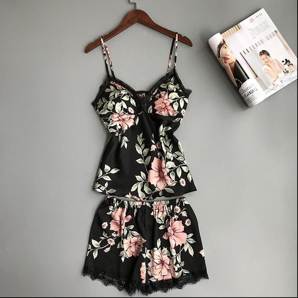 summer pyjama spaghetti strap printing womens sleepwears lace pajamas v neck breast pad femme fashion flower suit, Black;red
summer pyjama spaghetti strap printing womens sleepwears lace pajamas v neck breast pad femme fashion flower suit, Black;red