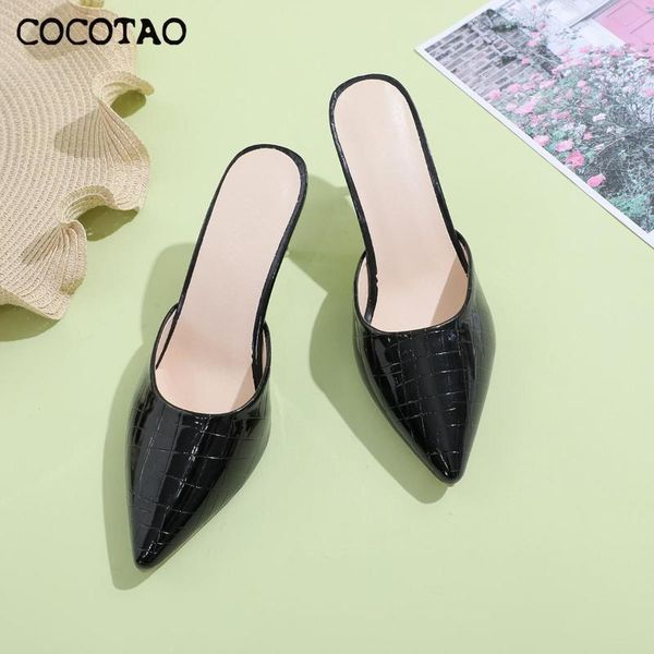 slippers high-heeled semi-slipper women 2021 spring and summer korean version of the baotou thin heel pointed wild, Black
slippers high-heeled semi-slipper women 2021 spring and summer korean version of the baotou thin heel pointed wild, Black