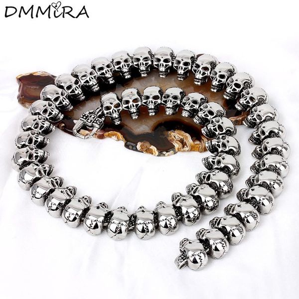 pendant necklaces high quatity fashion arrogance men skeleton chain necklace retro color stainless steel many skull jewelry, Silver
pendant necklaces high quatity fashion arrogance men skeleton chain necklace retro color stainless steel many skull jewelry, Silver