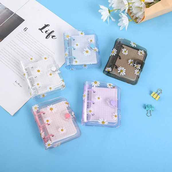 yiwi pvc transparent chrysanthemum mini loose- leaf notebooks 3 holes dairy paper refills spiral binder planner cute pager notepads, Purple;pink
yiwi pvc transparent chrysanthemum mini loose- leaf notebooks 3 holes dairy paper refills spiral binder planner cute pager notepads, Purple;pink