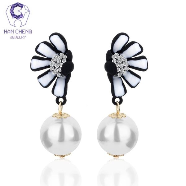 dangle & chandelier hancheng fashion creative flower hanging gem stone rhinestone pearl drop earrings for women jewelry brincos bijoux, Silver
dangle & chandelier hancheng fashion creative flower hanging gem stone rhinestone pearl drop earrings for women jewelry brincos bijoux, Silver