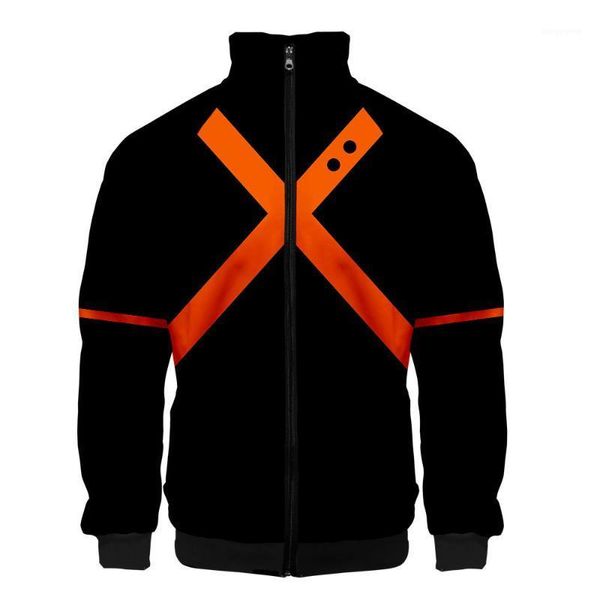 men's jackets anime my hero academia 3d baseball jacket men women harajuku streetwear hip hop hoodies casual stand collar zipper sweats, Black;brown
men's jackets anime my hero academia 3d baseball jacket men women harajuku streetwear hip hop hoodies casual stand collar zipper sweats, Black;brown