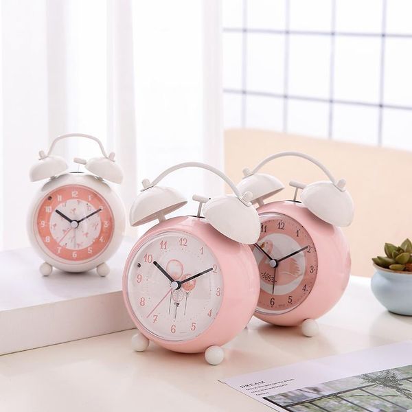 other clocks & accessories 3/4 inches pink alarm bedside for princess girl living room table decoration mute student bell with night lights
other clocks & accessories 3/4 inches pink alarm bedside for princess girl living room table decoration mute student bell with night lights