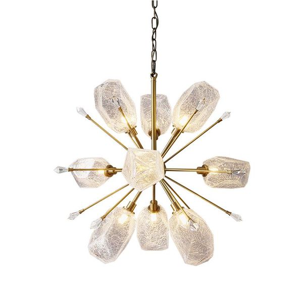 luxury full copper chandelier lights modern personality cracked glass hanging lamp fashion home el decoration lighting chandeliers
luxury full copper chandelier lights modern personality cracked glass hanging lamp fashion home el decoration lighting chandeliers