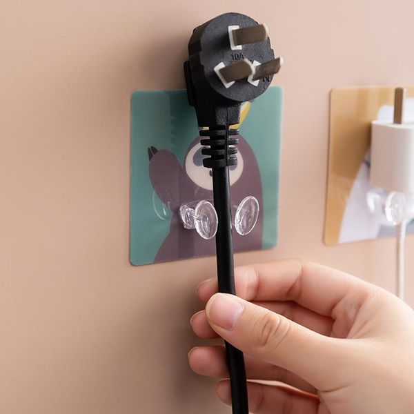 hooks & rails 1pcs cartoon wall hanging socket power cord hook plug storage kitchen key holder strong adhesive bathroom organizer shelf
hooks & rails 1pcs cartoon wall hanging socket power cord hook plug storage kitchen key holder strong adhesive bathroom organizer shelf