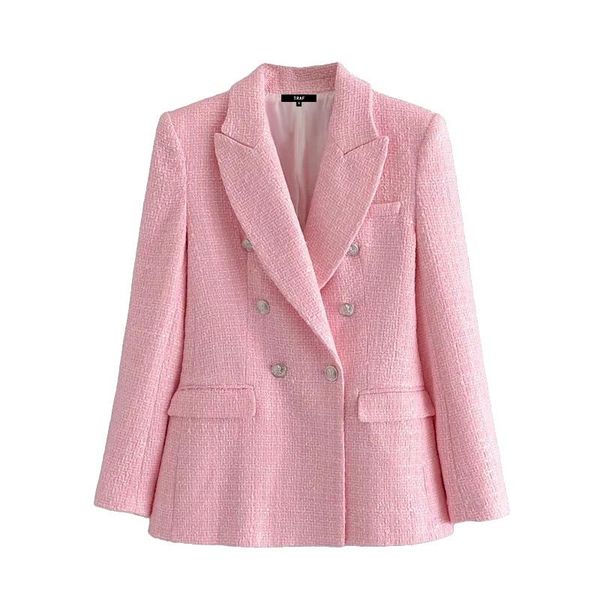women's suits & blazers blazer jacket women fashion double breasted tweed check coat vintage long sleeve pockets female outerwear chic, White;black
women's suits & blazers blazer jacket women fashion double breasted tweed check coat vintage long sleeve pockets female outerwear chic, White;black