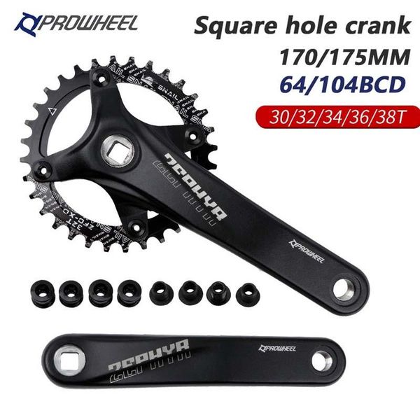 bike heels & chainwheels prowheel bicycle square hole sprocket 104bcd 170/175mm crank 30/32/34/36/38 narrow chainrings mtb crankset par
bike heels & chainwheels prowheel bicycle square hole sprocket 104bcd 170/175mm crank 30/32/34/36/38 narrow chainrings mtb crankset par