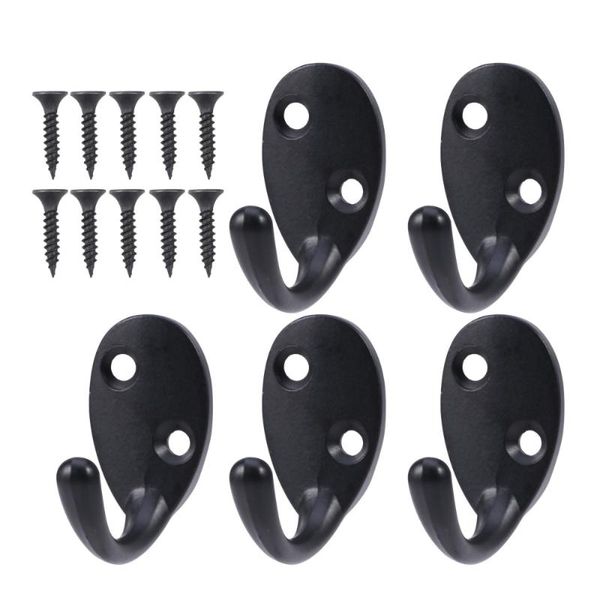 hooks & rails 5pcs black coat hanger with 10pcs screws single wall zinc-alloy pothook for bathroom toilet dressing room
hooks & rails 5pcs black coat hanger with 10pcs screws single wall zinc-alloy pothook for bathroom toilet dressing room